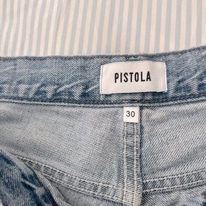 Pistols In Trend High Rise mom jeans.